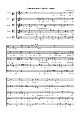 Congregati sunt inimici nostri