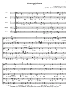 Missa sopra Italia mia