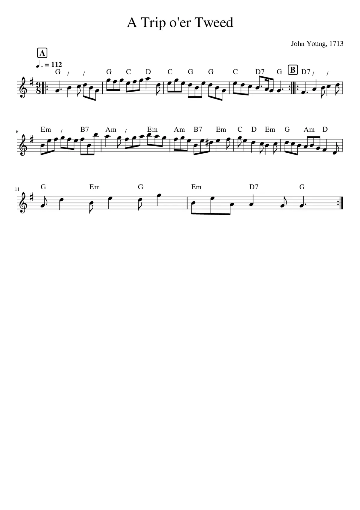 A Trip o'er Tweed - Page 1