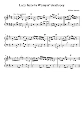 Lady Isabella Wemyss' Strathspey