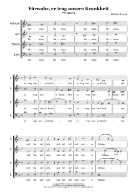 Fürwahr, er trug unsere Krankheit