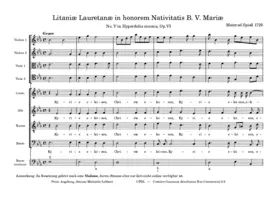 Litaniae Lauretanae, Op. 6,5