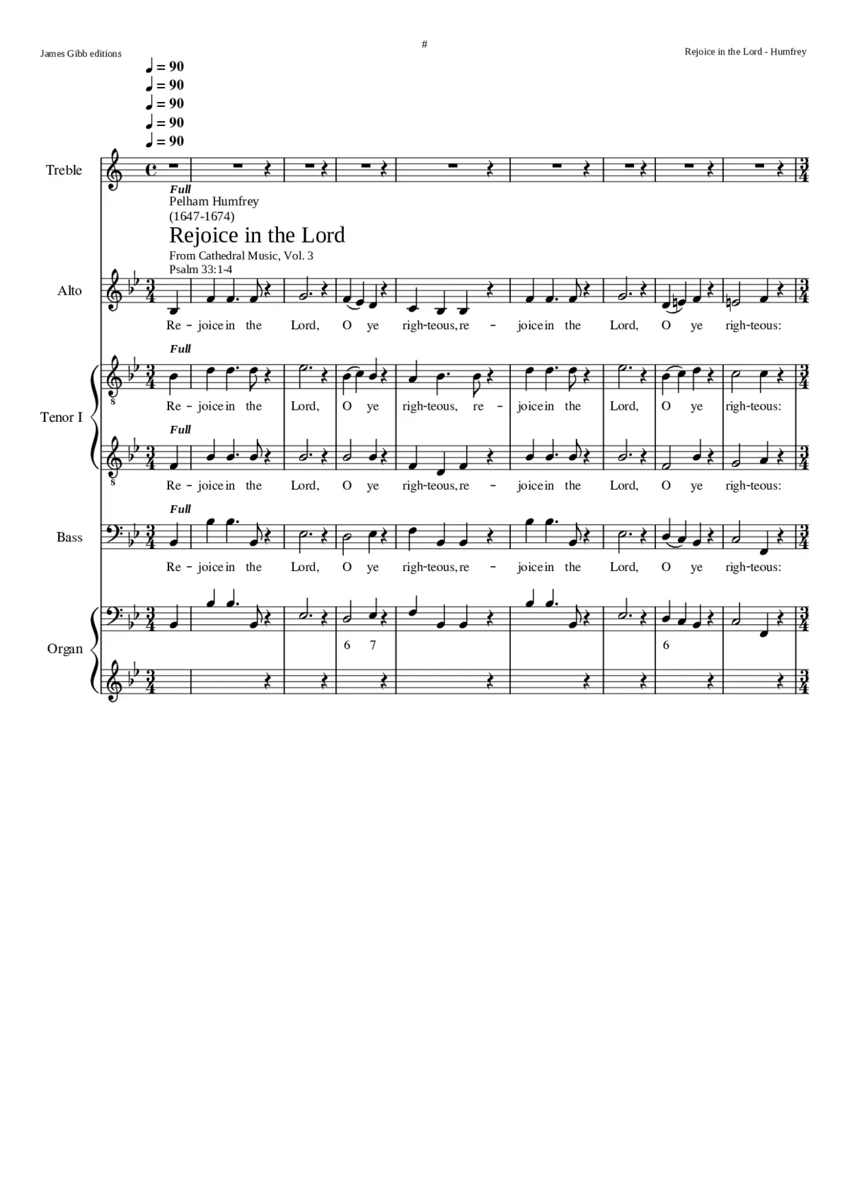 Rejoice in the Lord O ye righteous - Page 1