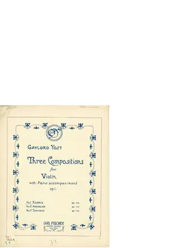 3 Compositions for Violin