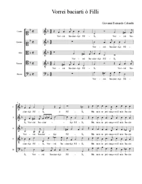 Vorrei baciarti ò Filli