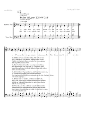 Wie wird ein Jüngling gehen SWV 218