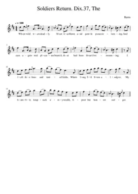 The Soldiers Return. Dix.37