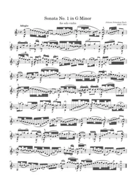 Violin Sonata No.1 in G minor BWV 1001