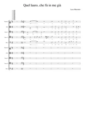 Quel lauro che fù in me