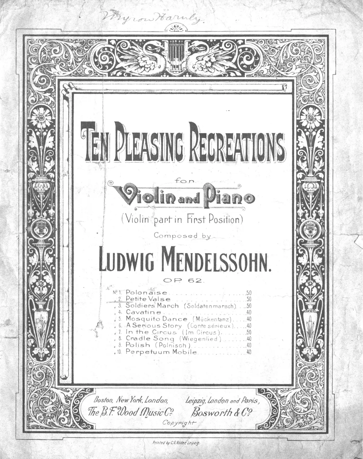 14 Miniatures, Op.62 - Page 1