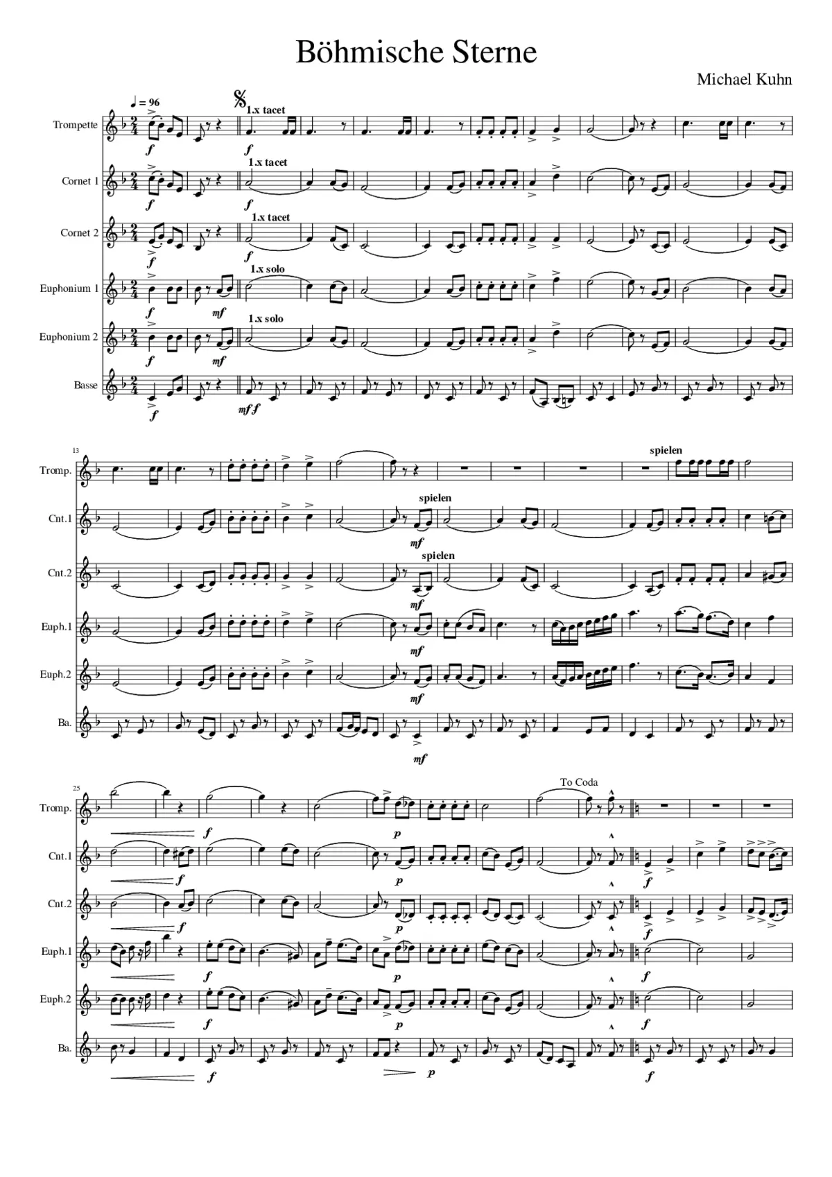 Böhmische Sterne - Page 1