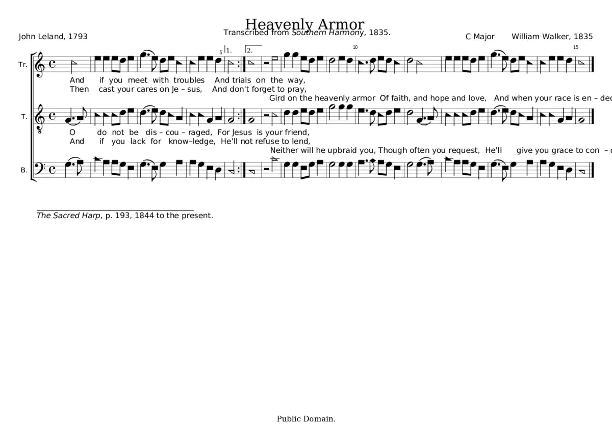 Heavenly Armor - William Walker - Page 1