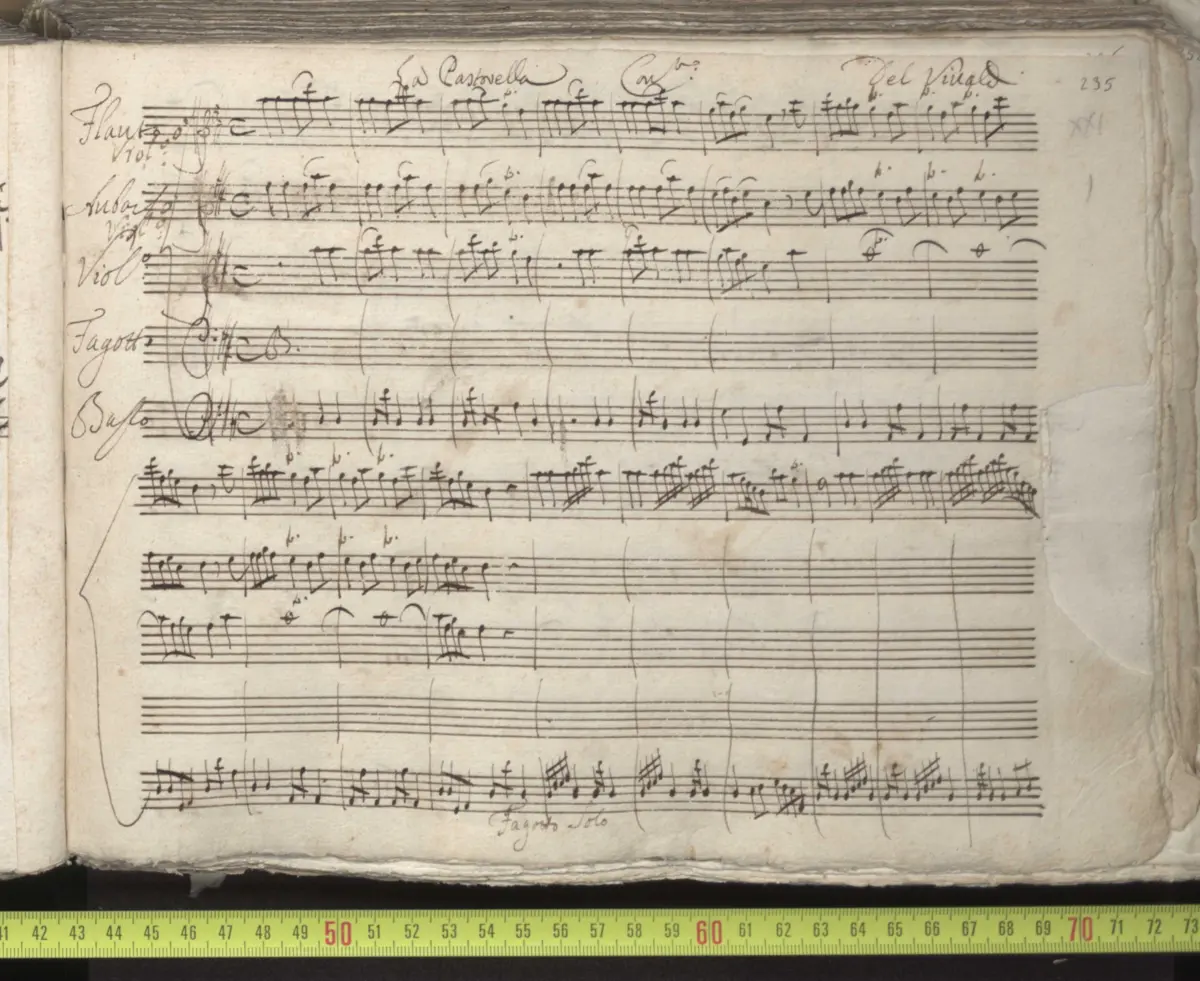 Concerto ''La Pastorella'' for Recorder, Oboe and Violin in D major - Page 1