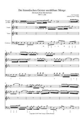 Der himmlischen Geister unzählbare Menge