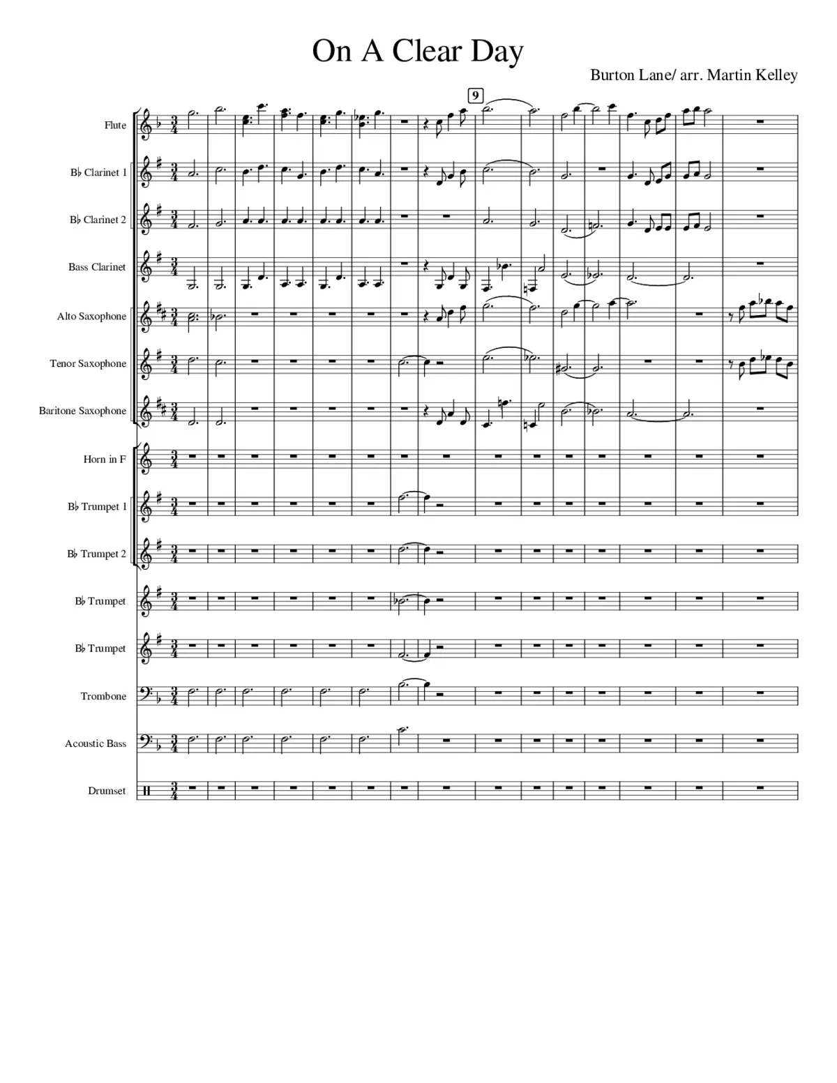 On A Clear Day - Page 1