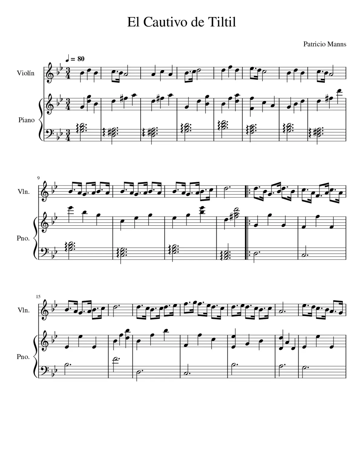 El Cautivo de Tiltil - Page 1