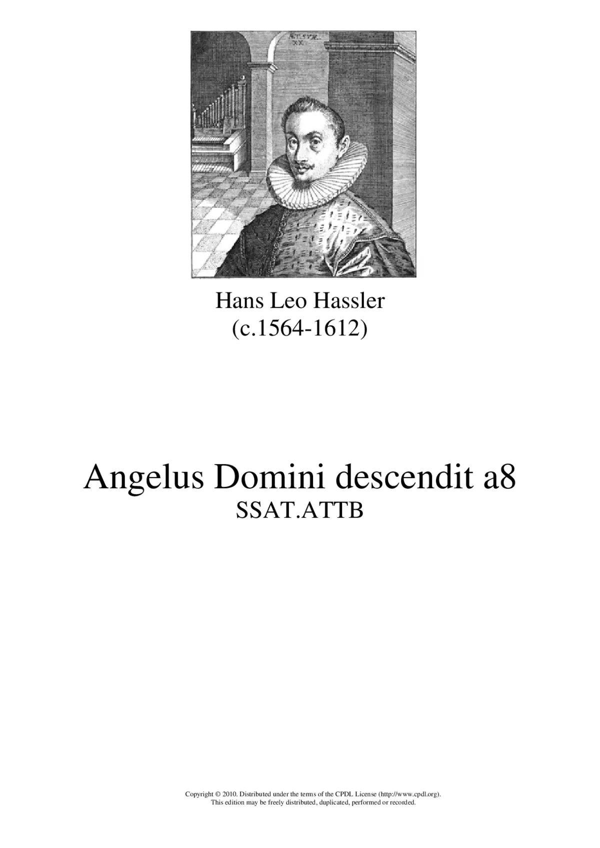 Angelus Domini descendit - Page 1