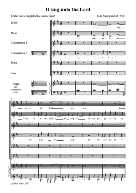 O sing unto the Lord