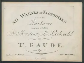 12 Walses et Ecossoises pour la Guitarre