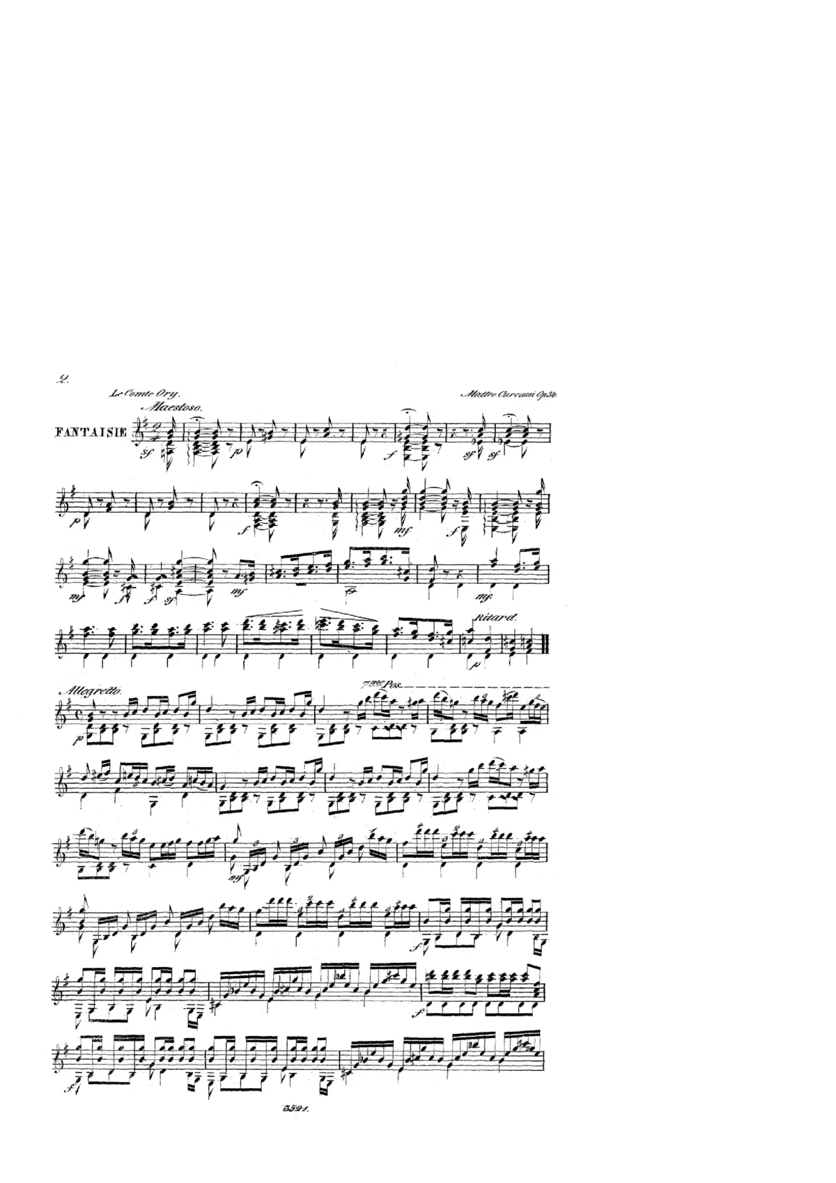 Fantaisie sur 'Le Comte Ory' - Page 1