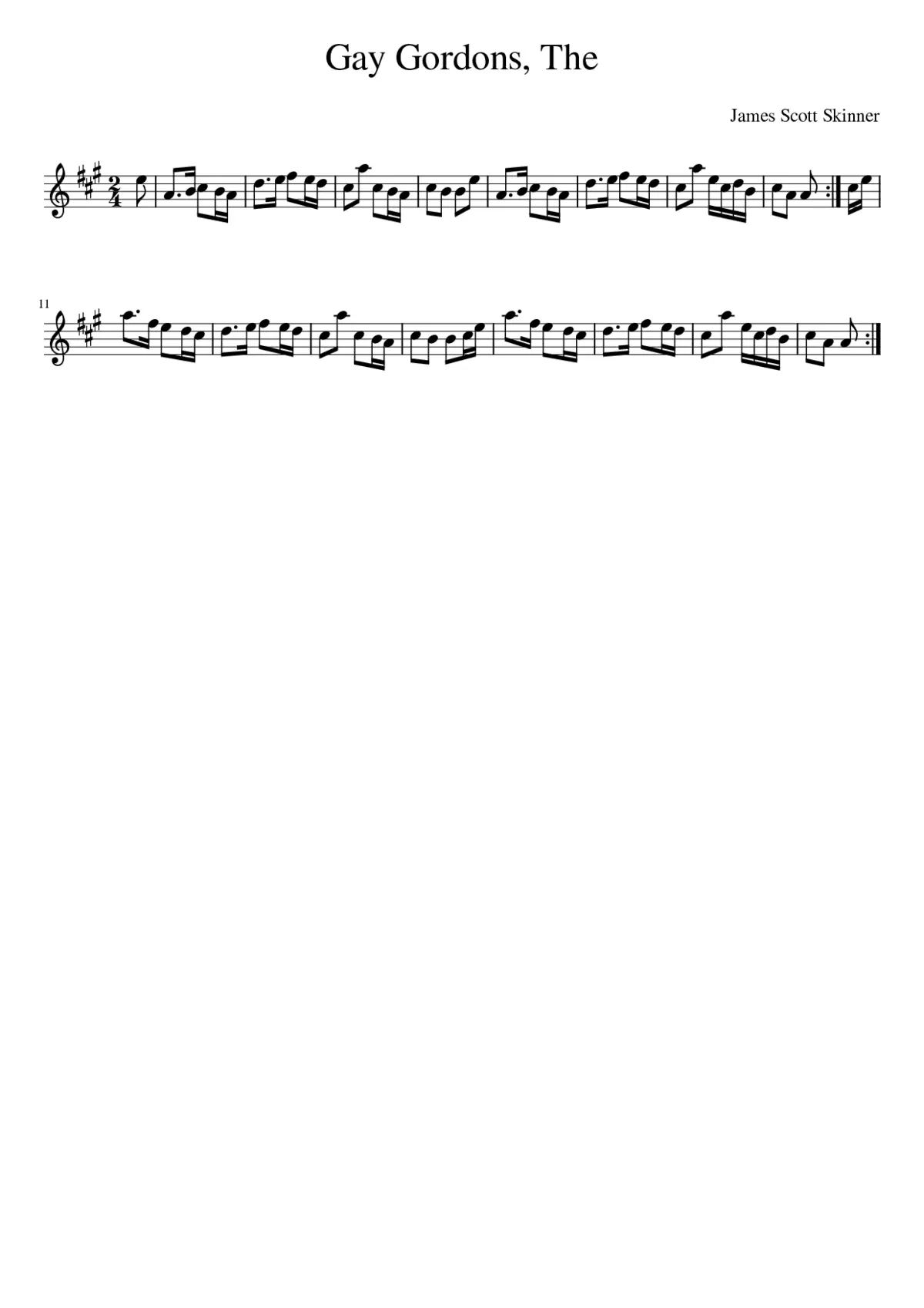 The Gay Gordons - Page 1