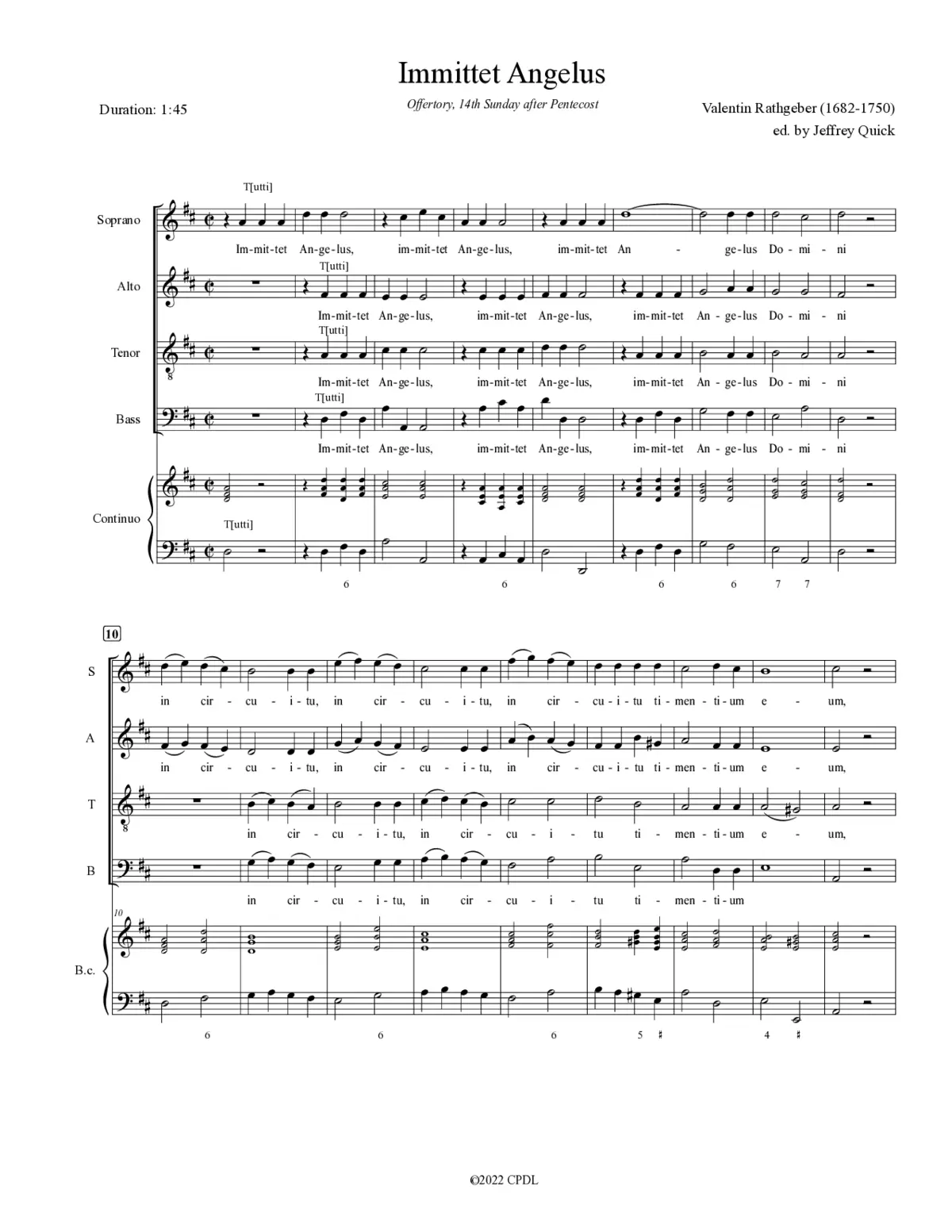 Immittet Angelus - Page 1