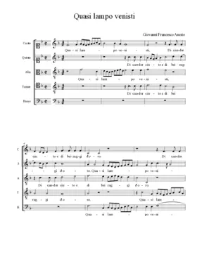 Quasi lampo venisti
