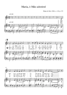 Maria, ó Mãe adorável