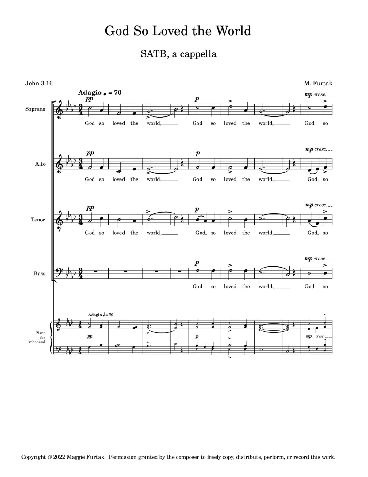 God so loved the world - Page 1