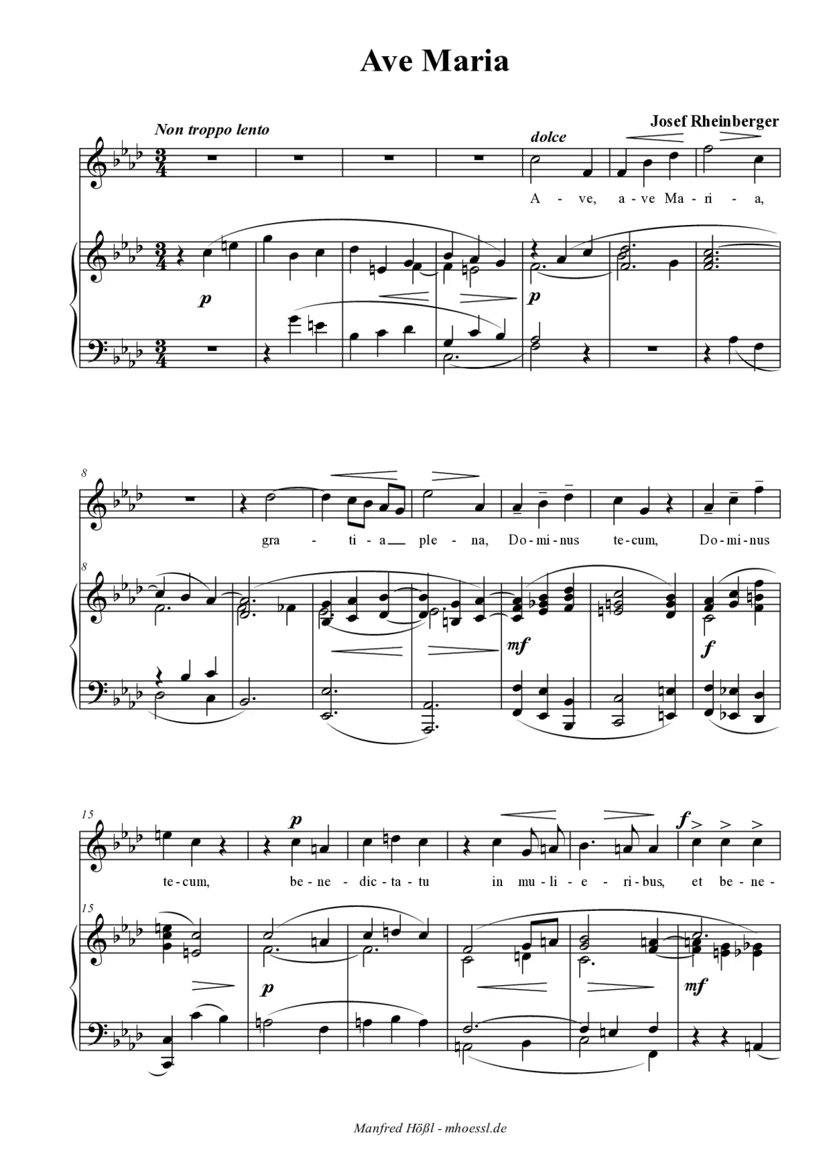 3 Ave Maria - Page 1