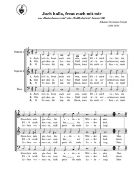 Juch holla, freut euch mit mir