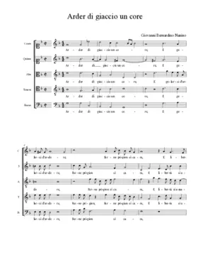 Arder di giaccio un core