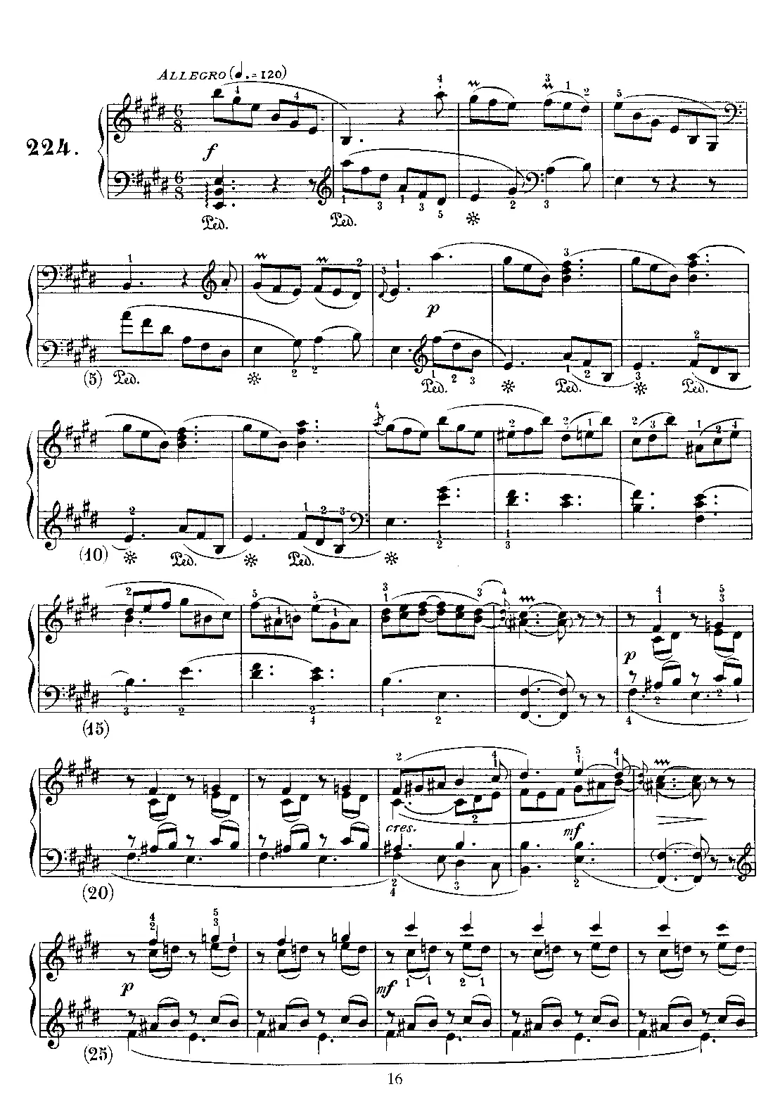 Keyboard Sonata in E major - Page 1