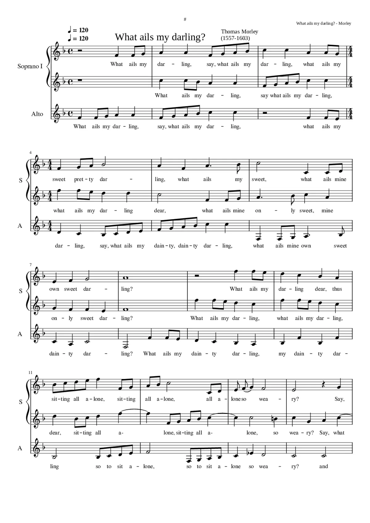 What ails my darling - Page 1