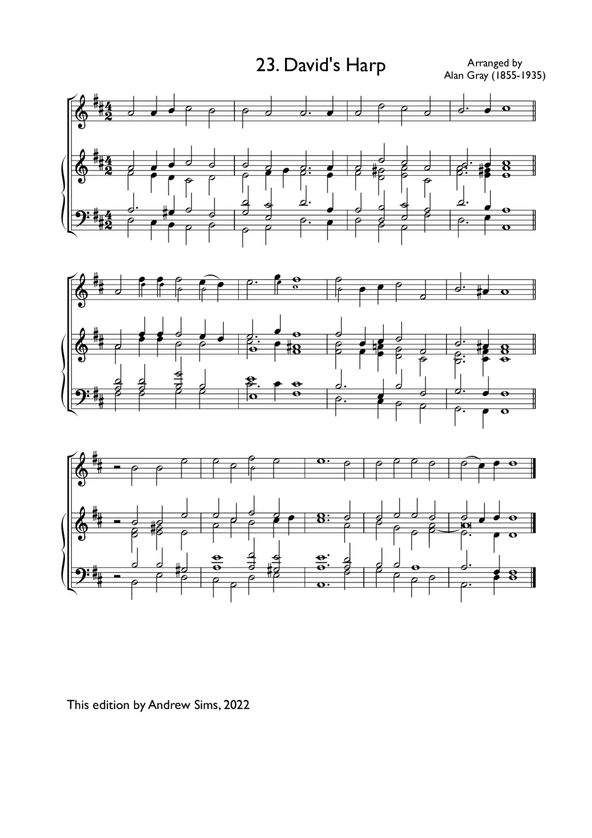 David's Harp - Page 1