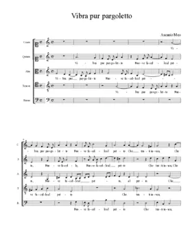 Vibra pur pargoletto