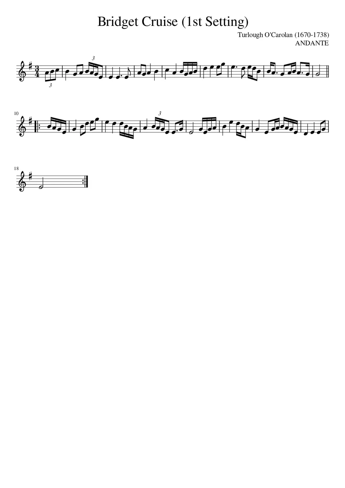 Bridget Cruise - Page 1