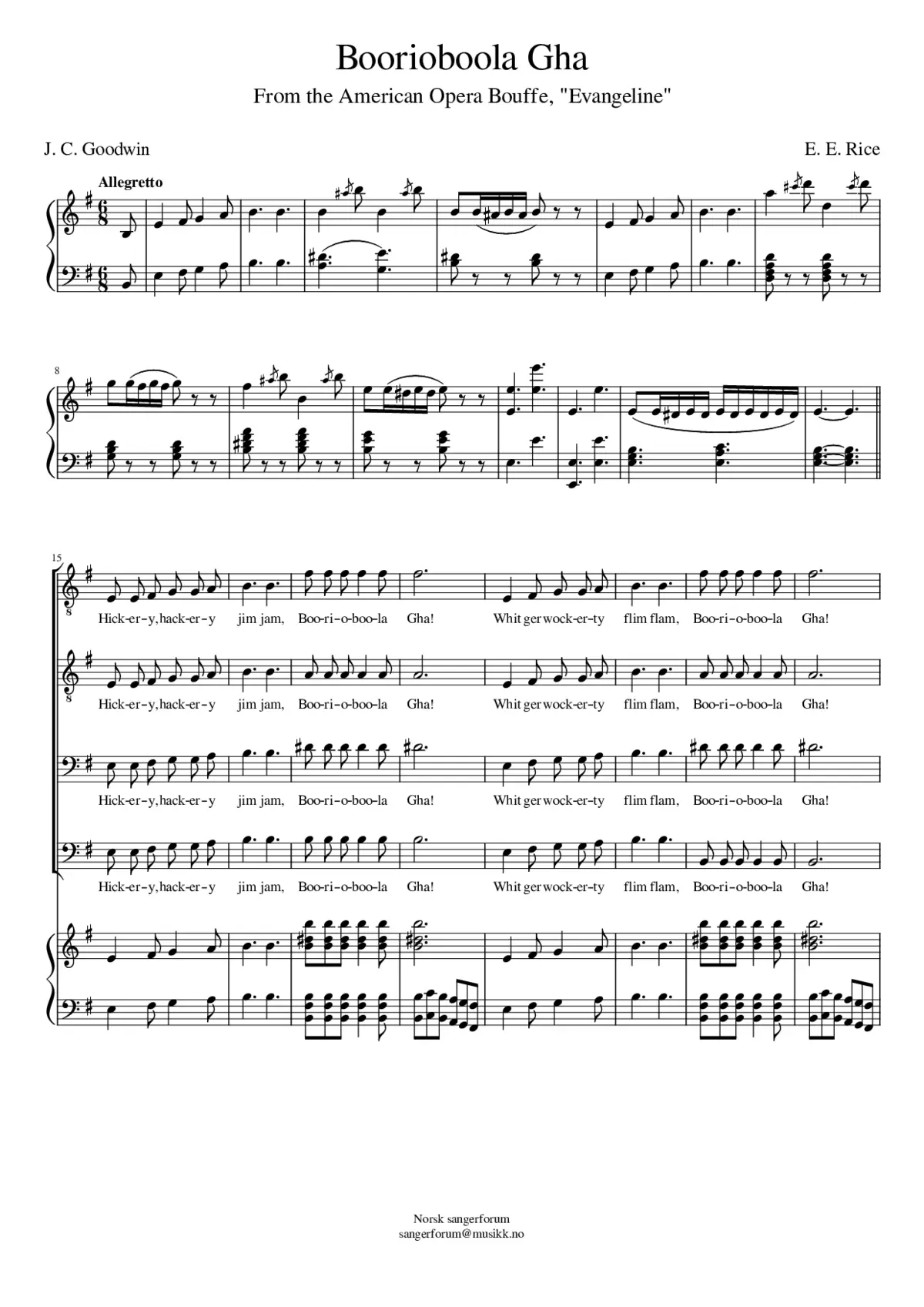 Evangeline - Page 1