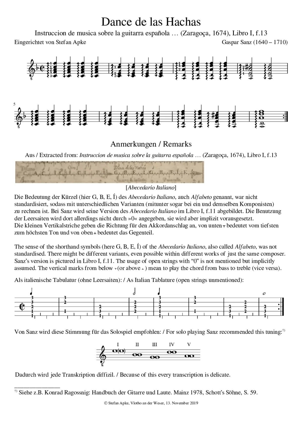 Dance de las Hachas - Page 1