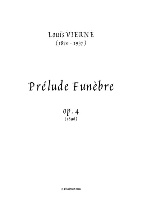 Prélude funèbre