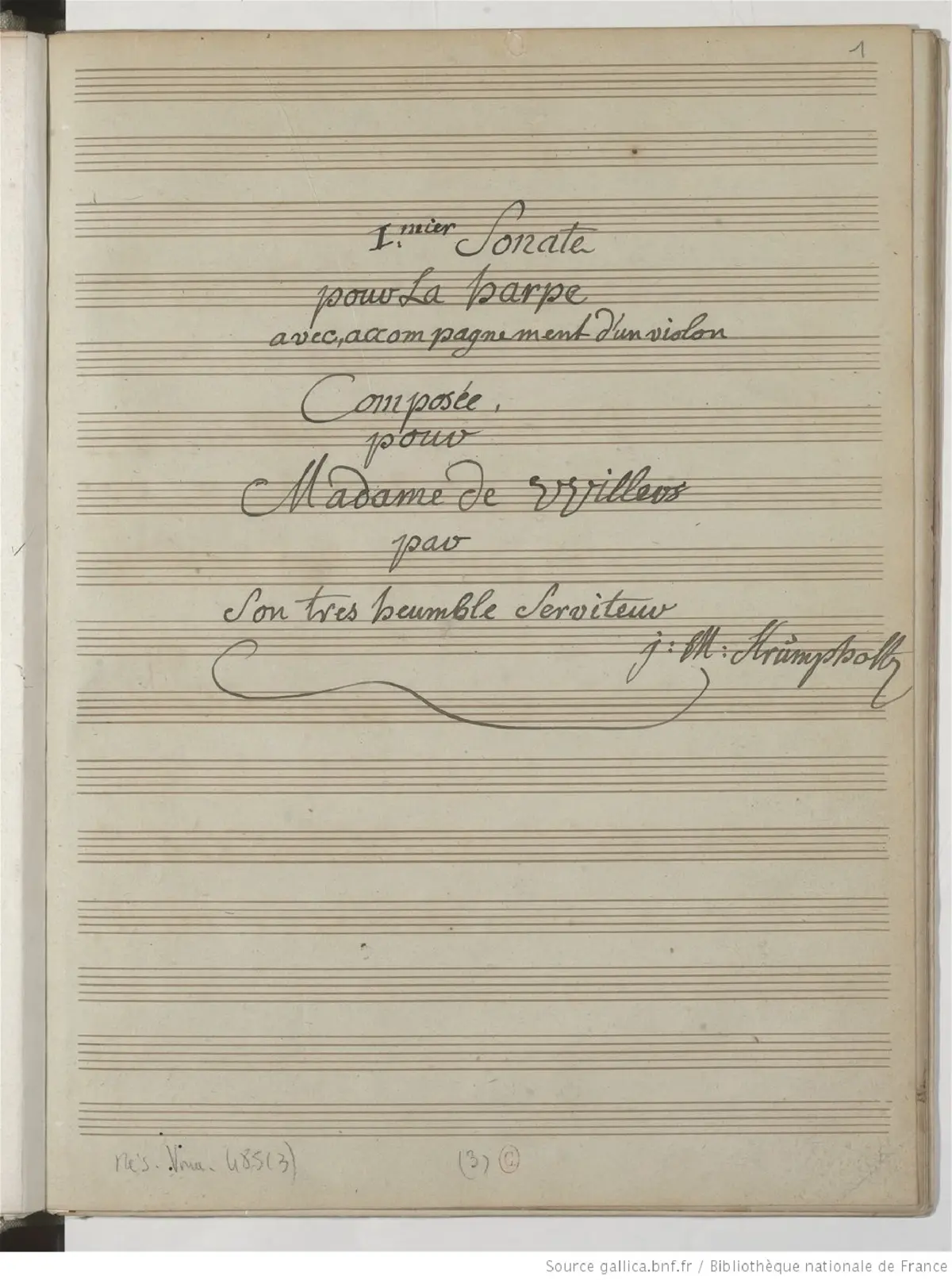 Harp Sonatas Nos.1 & 2 - Page 1