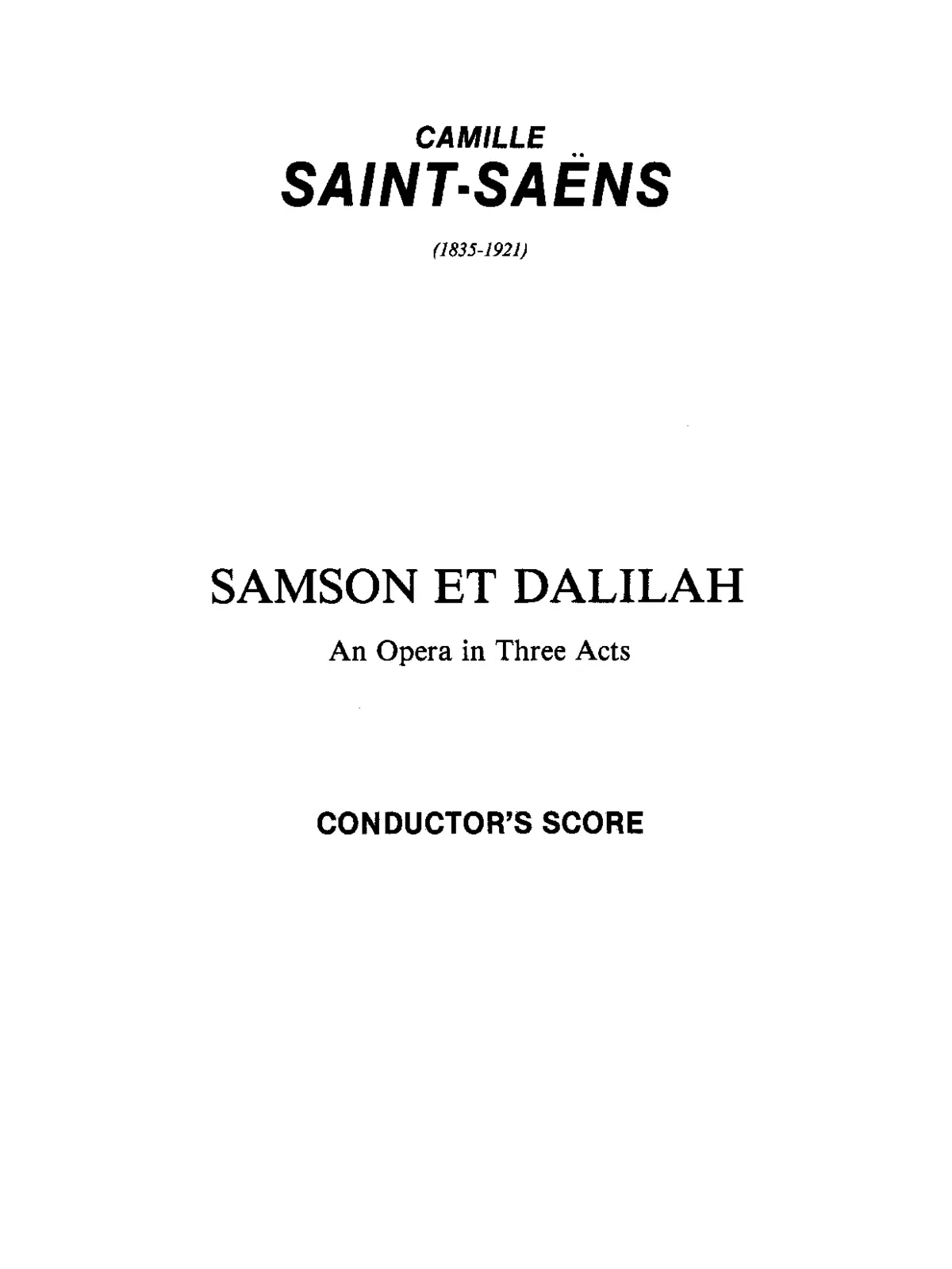 Samson et Dalila - Page 1
