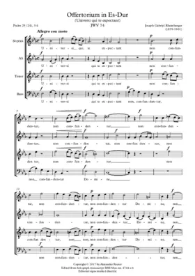 Offertorium 'Universi qui te expectant', JWV 74