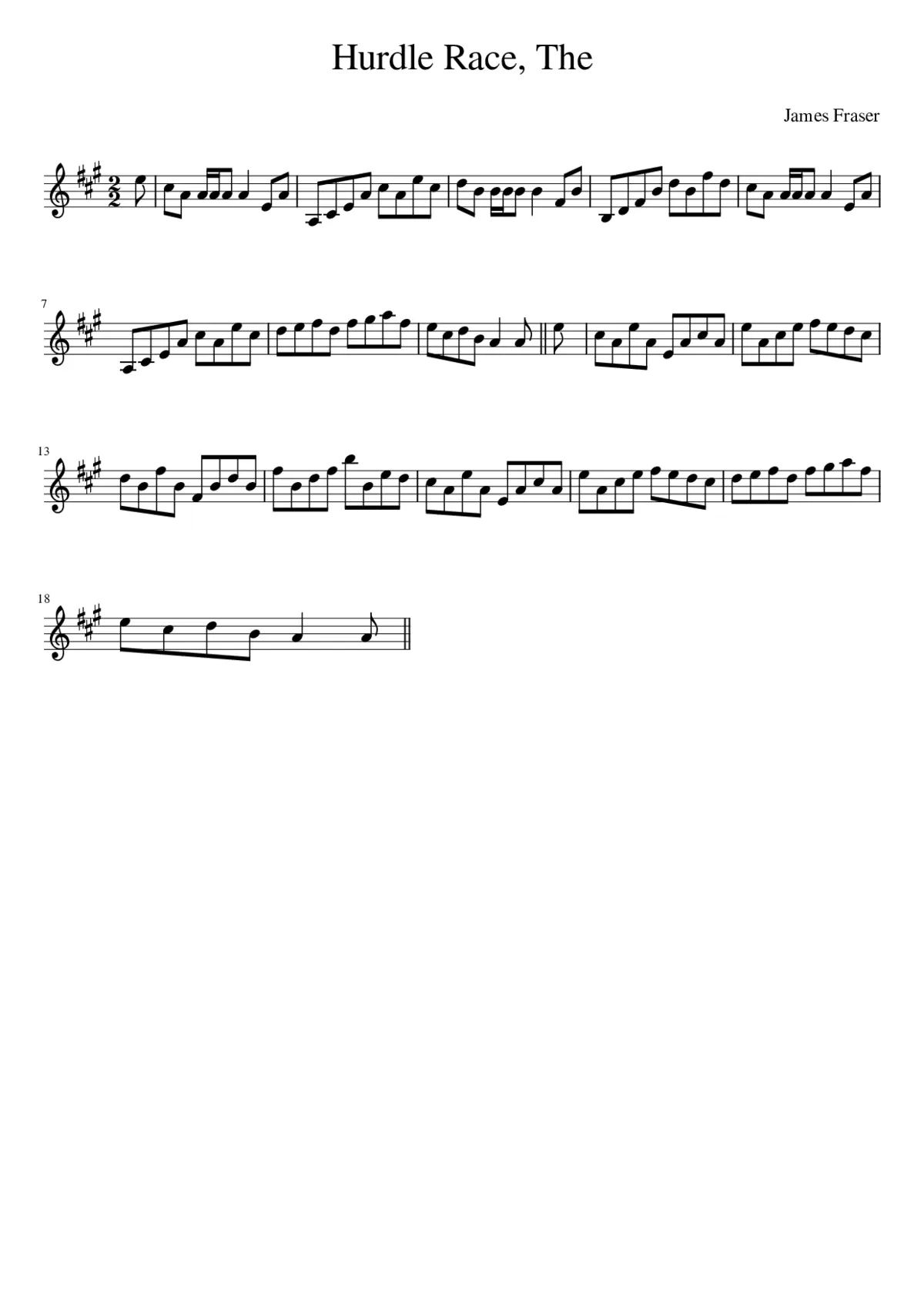 The Hurdle Race - Page 1