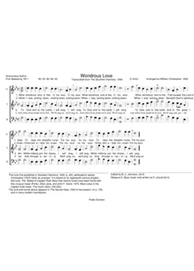 what wondrous love is this