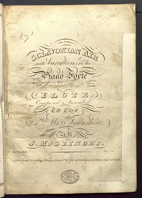 11 Variations on a Sclavonian Air