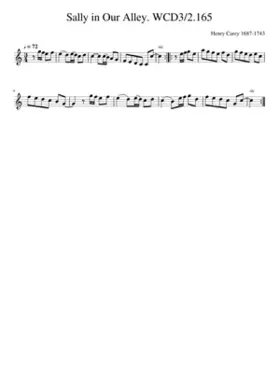 Sally in Our Alley. WCD3/2.165