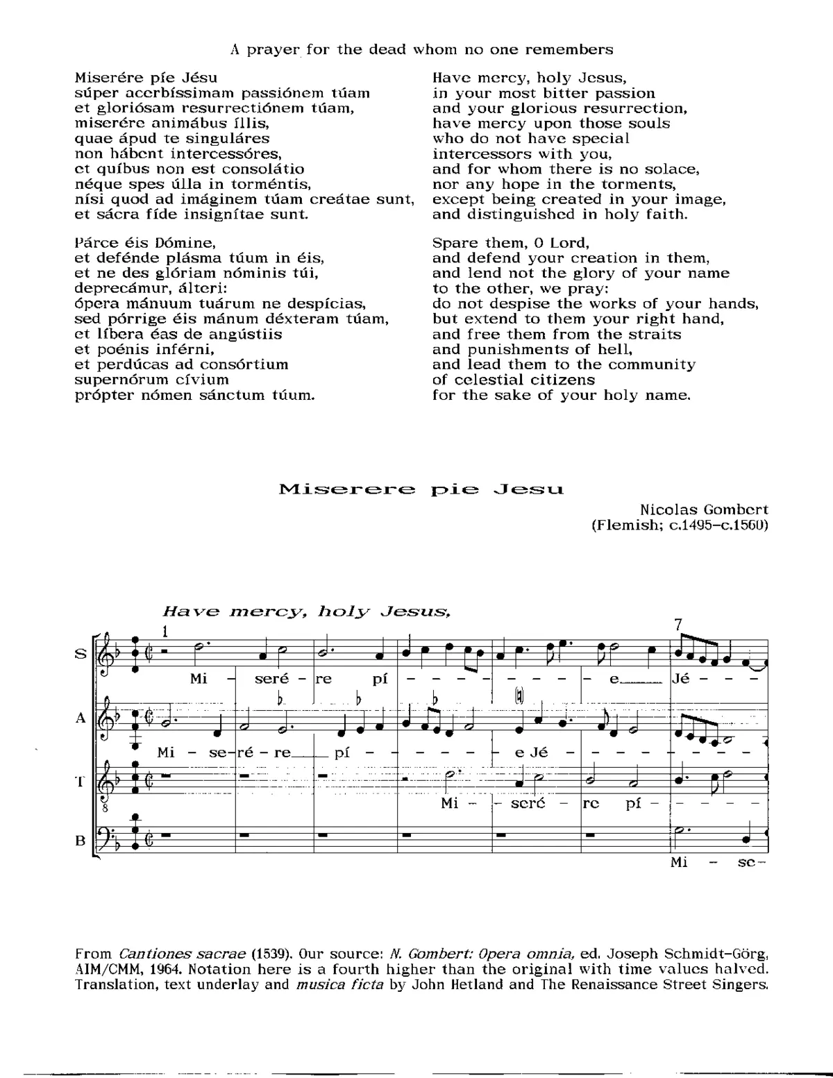 Miserere pie Jesu - Page 1