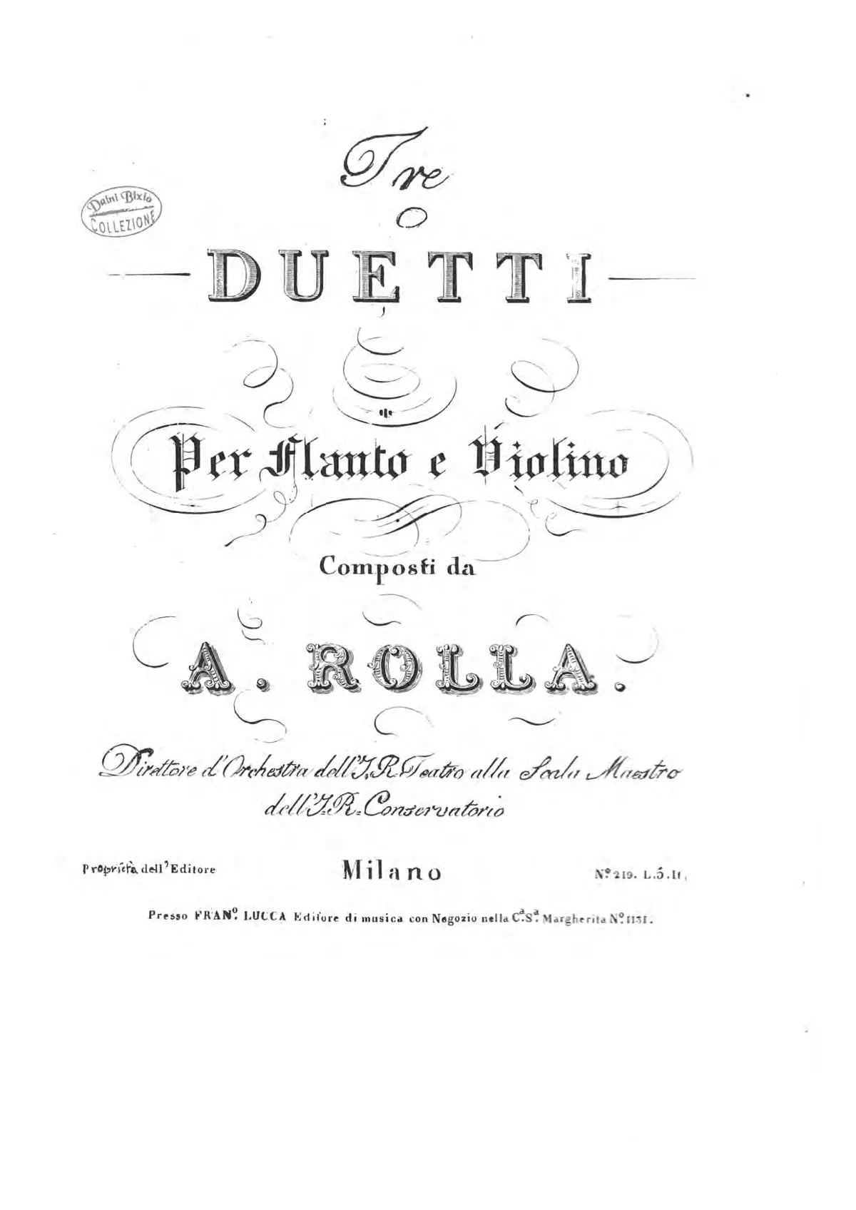 3 Duos for Flute and Violin - Page 1