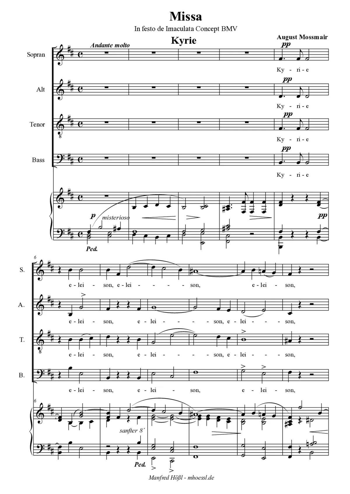 Missa Immaculata - Page 1